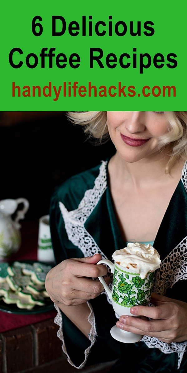 woman holding a cup of Irish Coffee