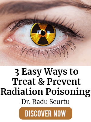 person with radiation poisoning