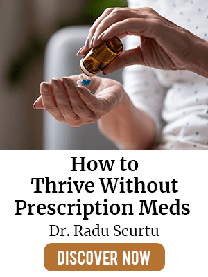 woman taking medication