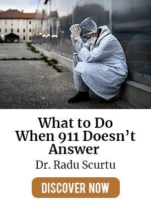 tired hospital worker